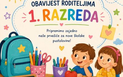 Bilježnice potrebne za početak 1. razreda